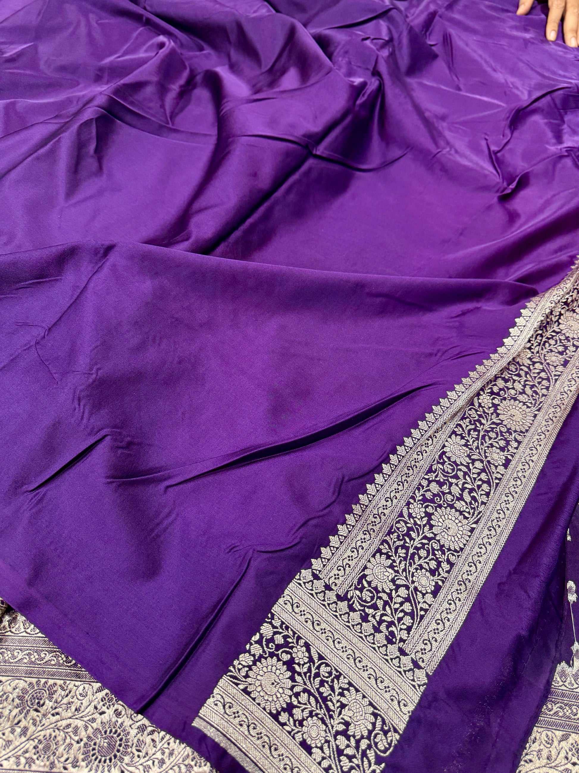 Chunri Mashru Kataan Silk Saree Ms20