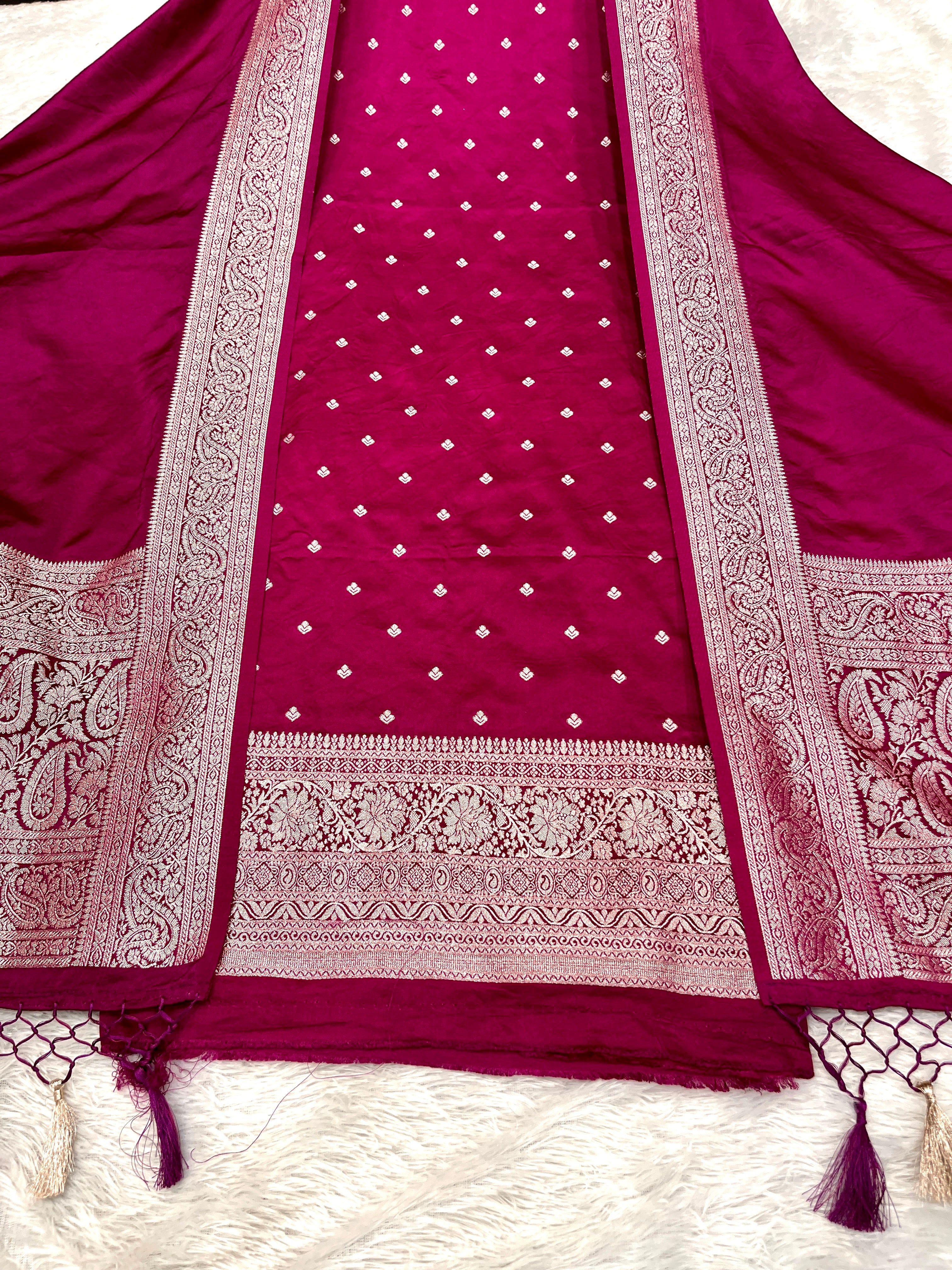 Mashru kataan Buti Suit MSS002