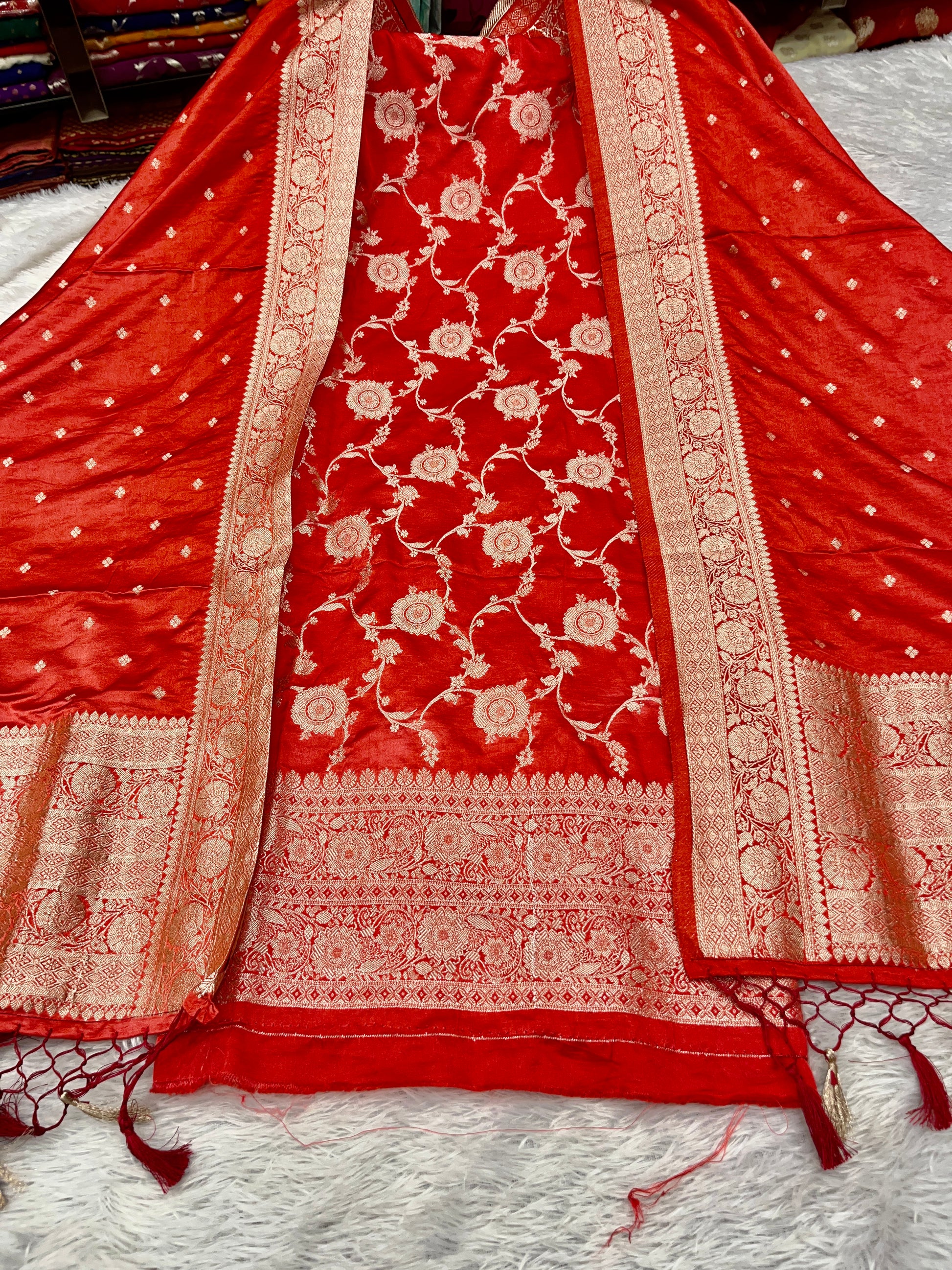 Mashru kataan Banarsi Suits Mss01