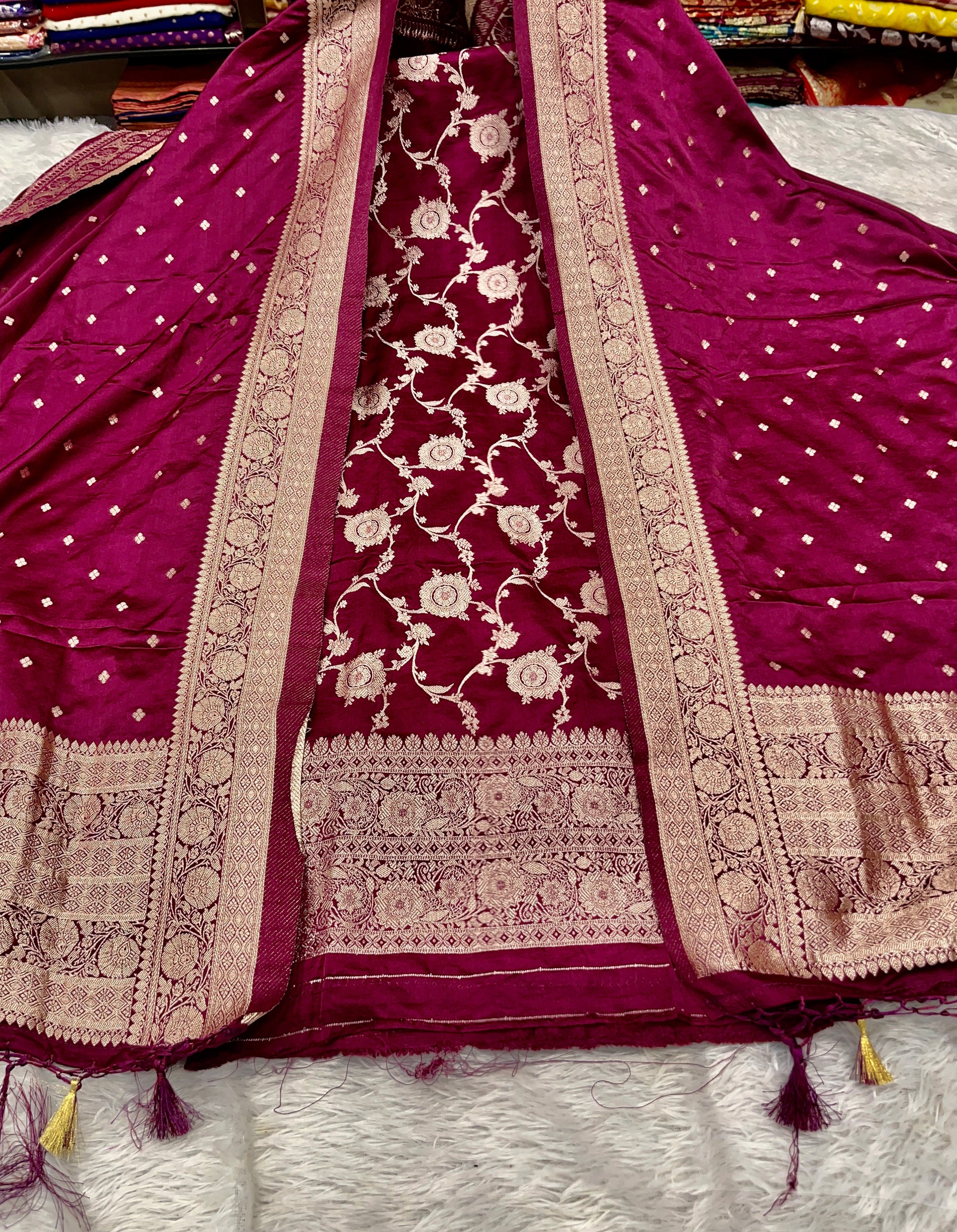 Mashru kataan Banarsi Suits Mss01