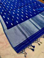 ✨ Banarasi Jacquard Gap Buti HO Silk 3-Piece Unstitched Dress Material MSS19