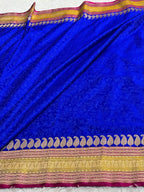 Mashru Kataan Silk Saree with Multicolour Tanchoi Weaving & Rich Zari Pallu | MKS869