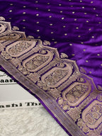 Mashru Kataan Silk Saree with Multicolour Tanchoi Weaving & Rich Zari Pallu | MKS869