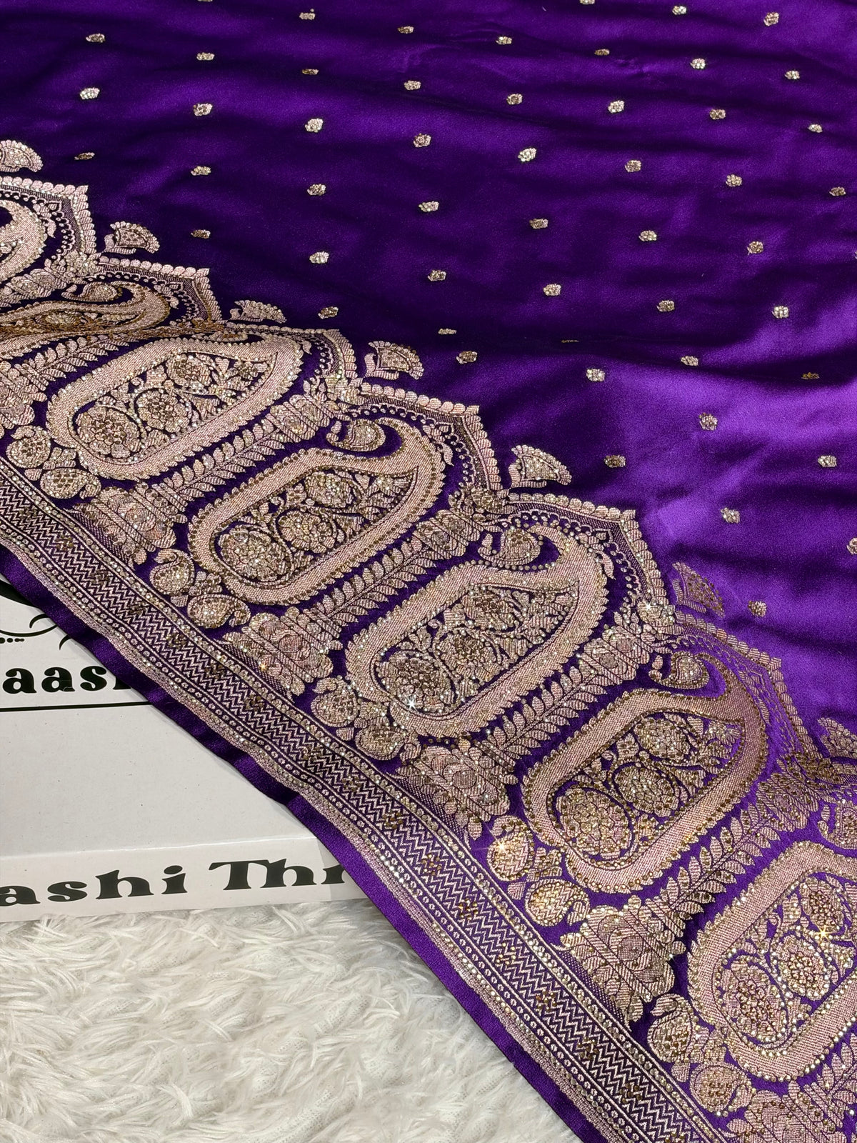 Mashru Kataan Silk Saree with Multicolour Tanchoi Weaving & Rich Zari Pallu | MKS869