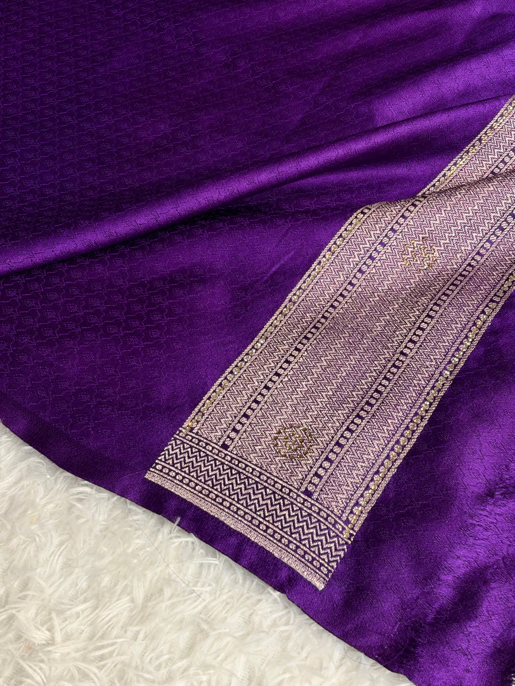 Mashru Kataan Silk Saree with Multicolour Tanchoi Weaving & Rich Zari Pallu | MKS869