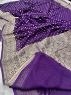 Banarsi Pure Natural Georgette Traditional chunni Design VSG03