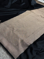Black Mashru Kataan Silk Banarasi Saree with Ghat Woven Design & Rich Zari Pallu | MKS783