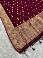 ✨ Banarasi Viscose Georgette Suit Set ✨VSS12