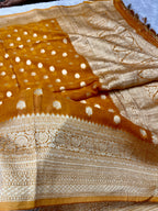 Banarsi Pure Natural Georgette Little flower Buti  Design VSG07