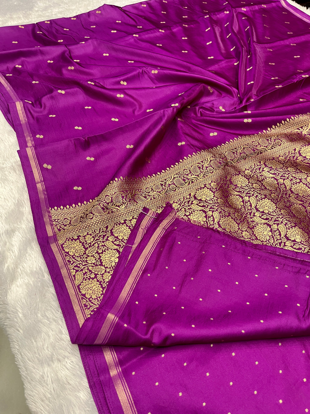 Fancy Tussar Silk Woven Buti Design Saree TS051