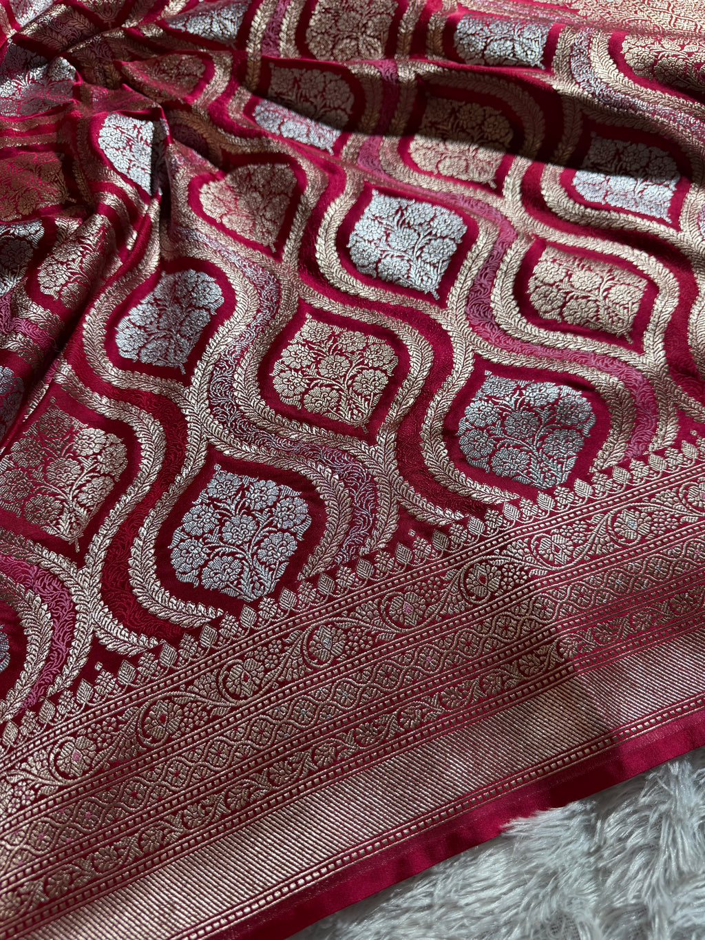 Meenakari Mashru kataan Silk Saree MKS075