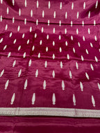 ✨ Banarasi Jacquard Gap Buti HO Silk 3-Piece Unstitched Dress Material MSS19
