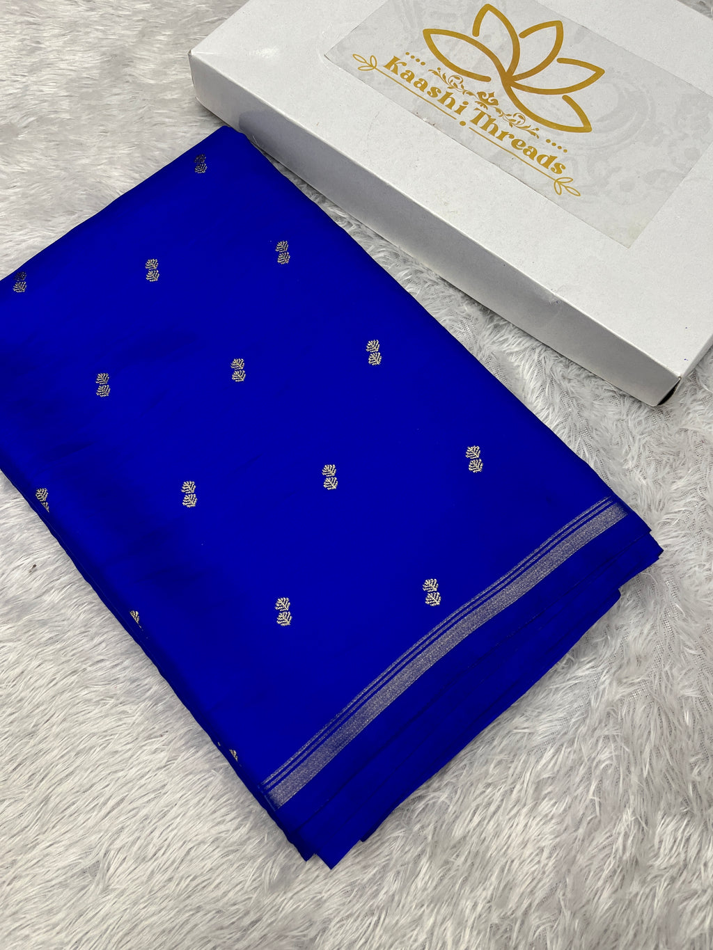 Fancy Tussar Silk Woven Buti Design Saree TS051