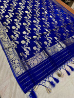 ✨ Banarasi Jacquard Gap Buti HO Silk 3-Piece Unstitched Dress Material MSS26