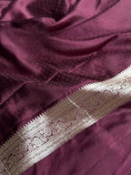 Premium Mashru Silk Contrast Saree with Jaal Woven Design & Rich Zari Pallu – Festive Wear | MKS626