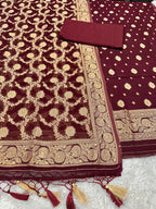✨ Banarasi Viscose Georgette Suit Set ✨VSS11