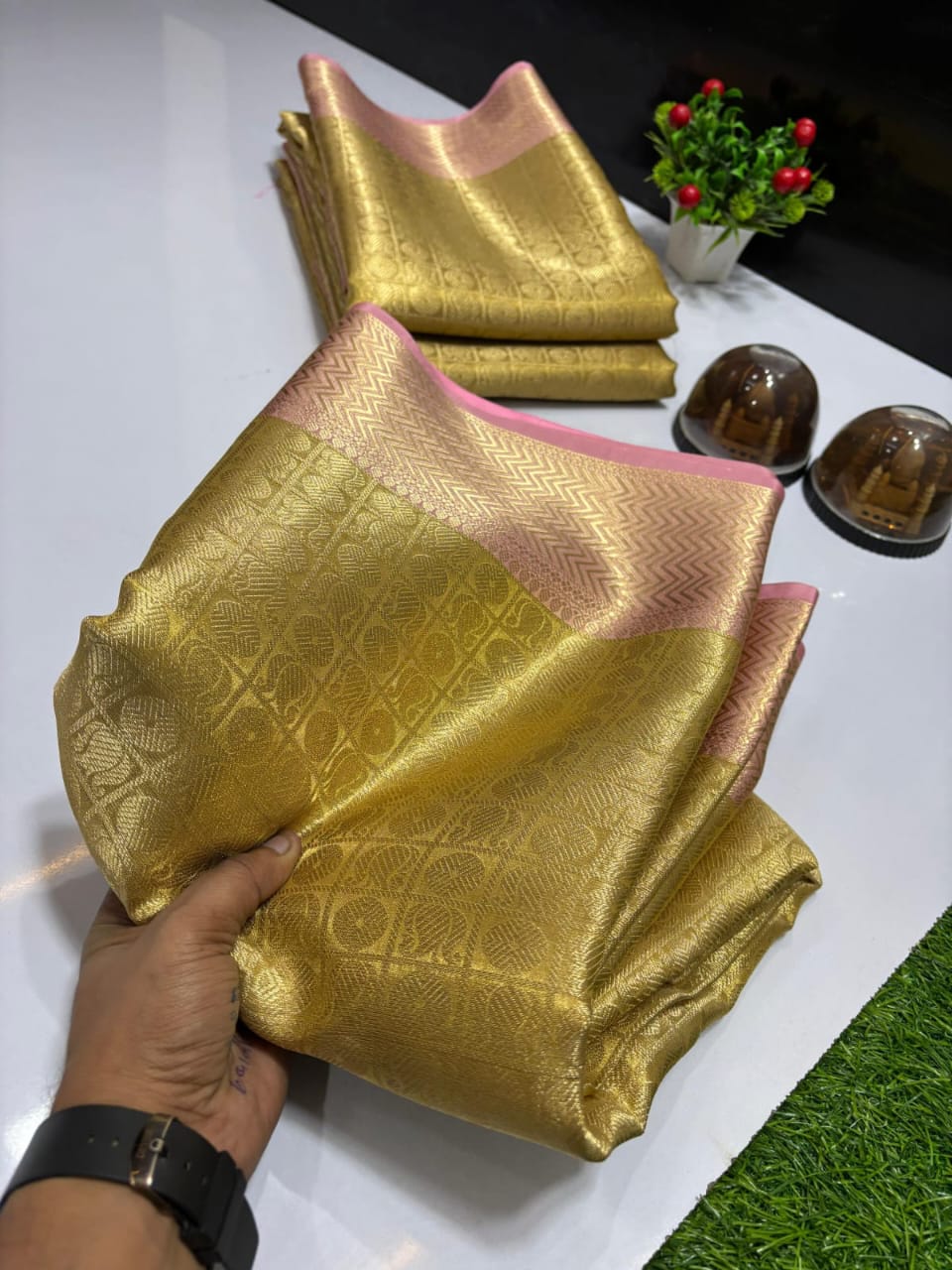 Tissue Zari Silk Saree TS109