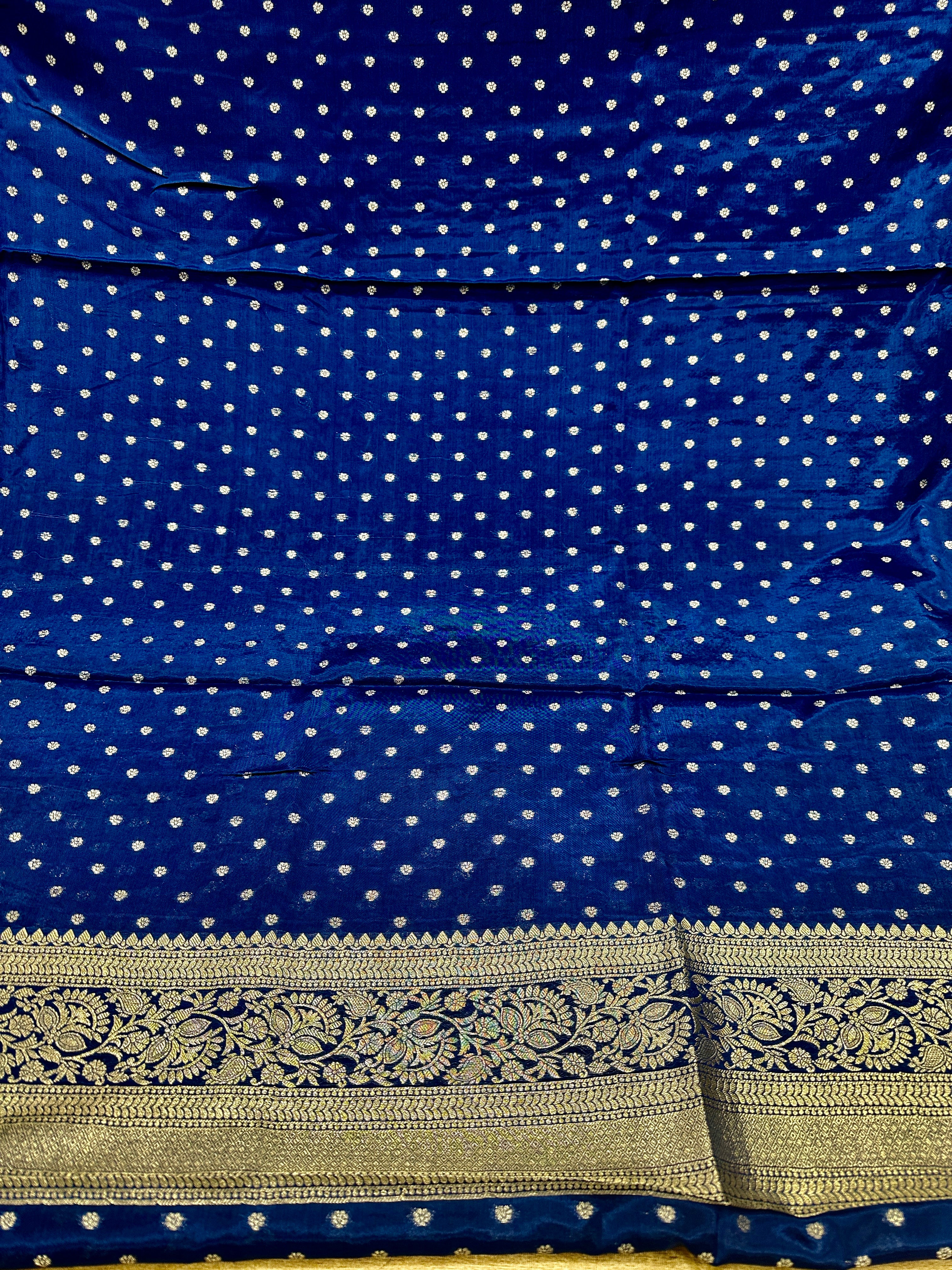 ✨ Banarasi Jacquard Gap Buti HO Silk 3-Piece Unstitched Dress Material MSS22