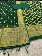 ✨ Banarasi Viscose Georgette Suit Set ✨VSS12