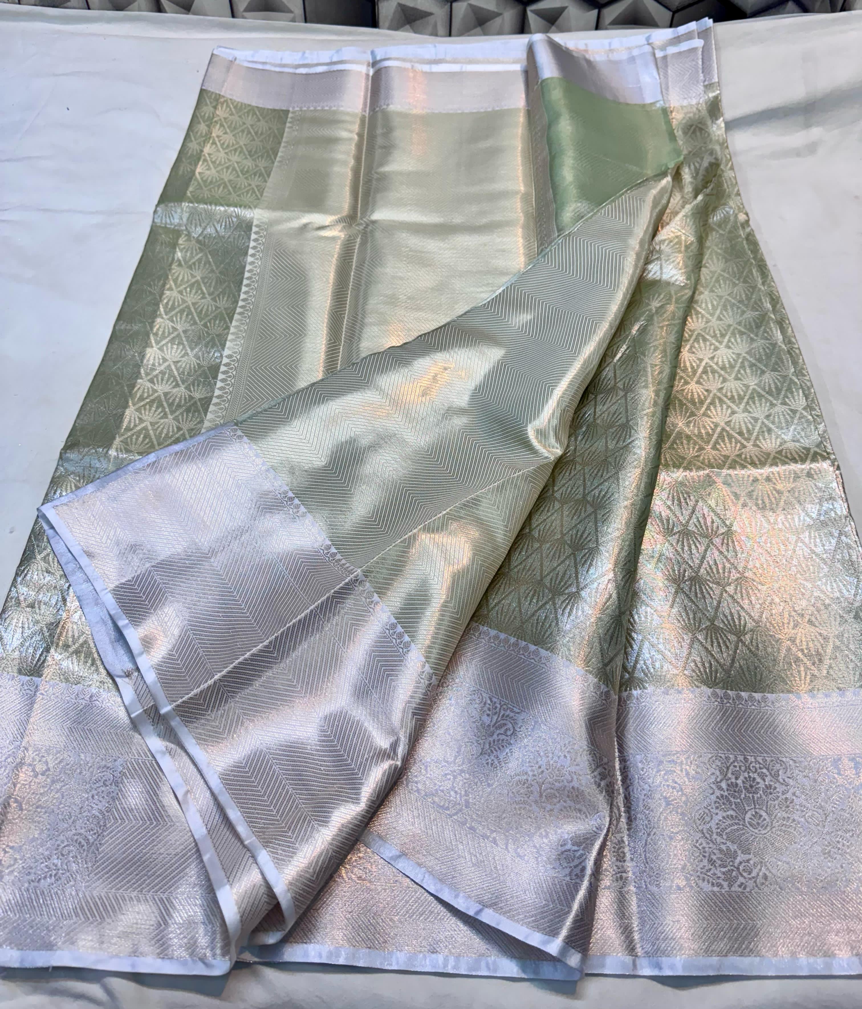 Light Colours tissue Silk Saree Ts121