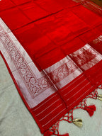 ✨ Banarasi Jacquard Gap Buti HO Silk 3-Piece Unstitched Dress Material MSS24