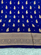 Banarasi Soft Silk 3 Piece Ladies Suit with Antique Zari Woven Work – MSS27