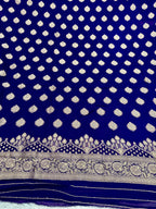 Banarasi Jacquard Zari Georgette Suit Dress – 3 Pc Set MSS21