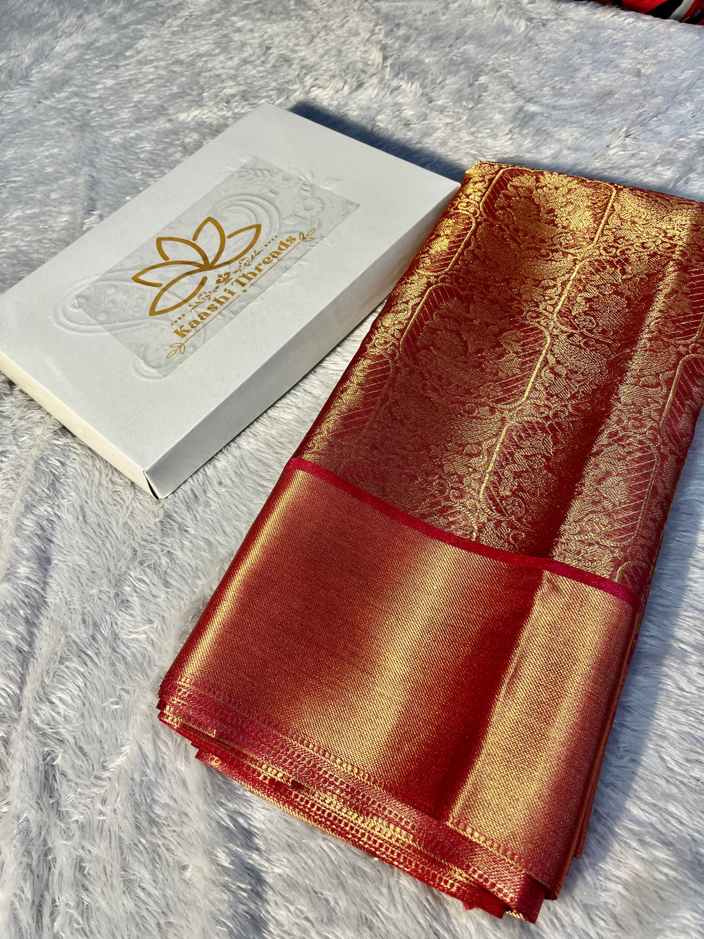 Pinkish Tissue Silk Saree Ts37