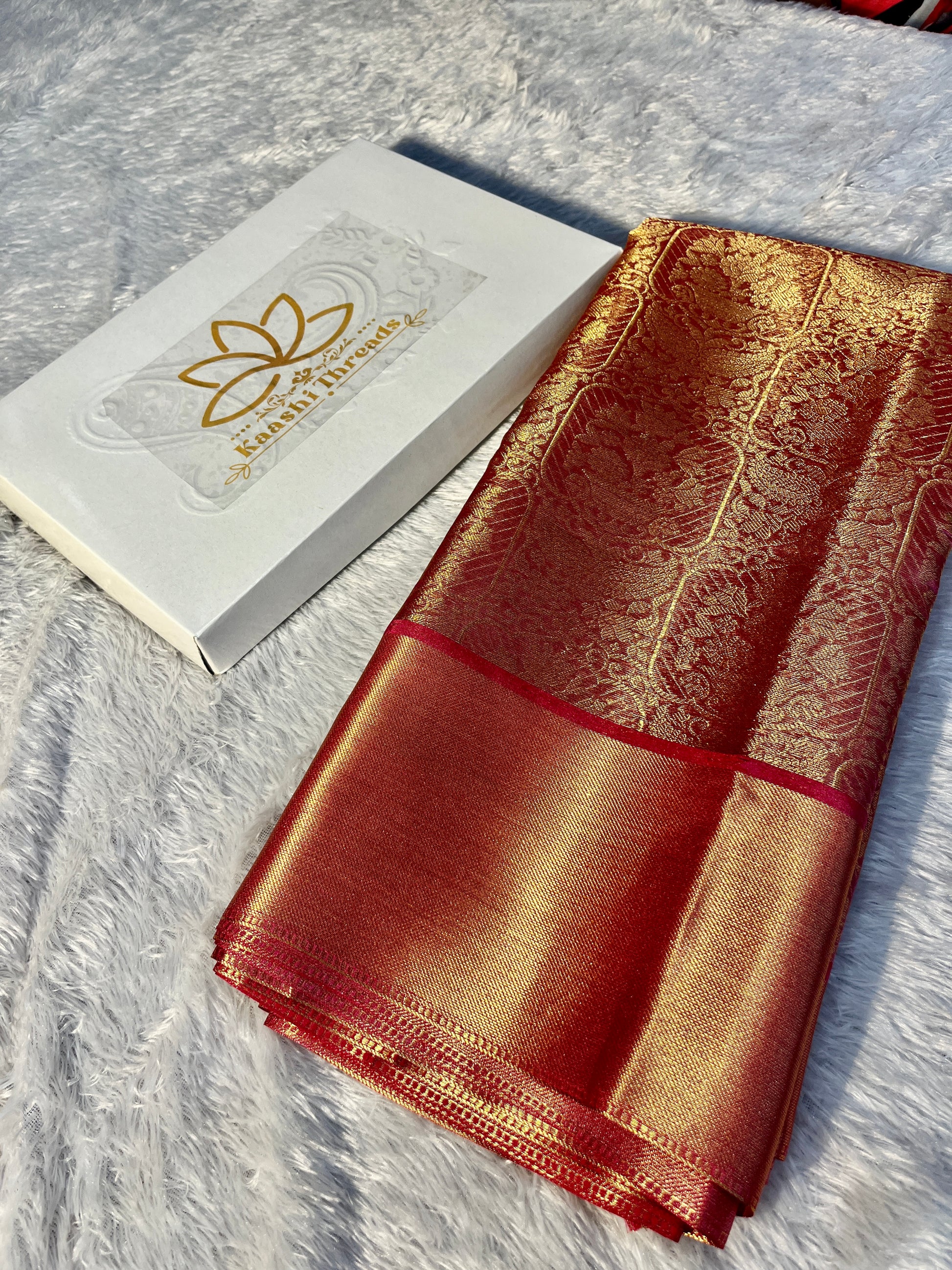 Pinkish Tissue Silk Saree Ts37