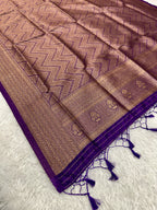 Banarasi Soft Silk 3 Piece Ladies Suit with Antique Zari Woven Work – MSS27