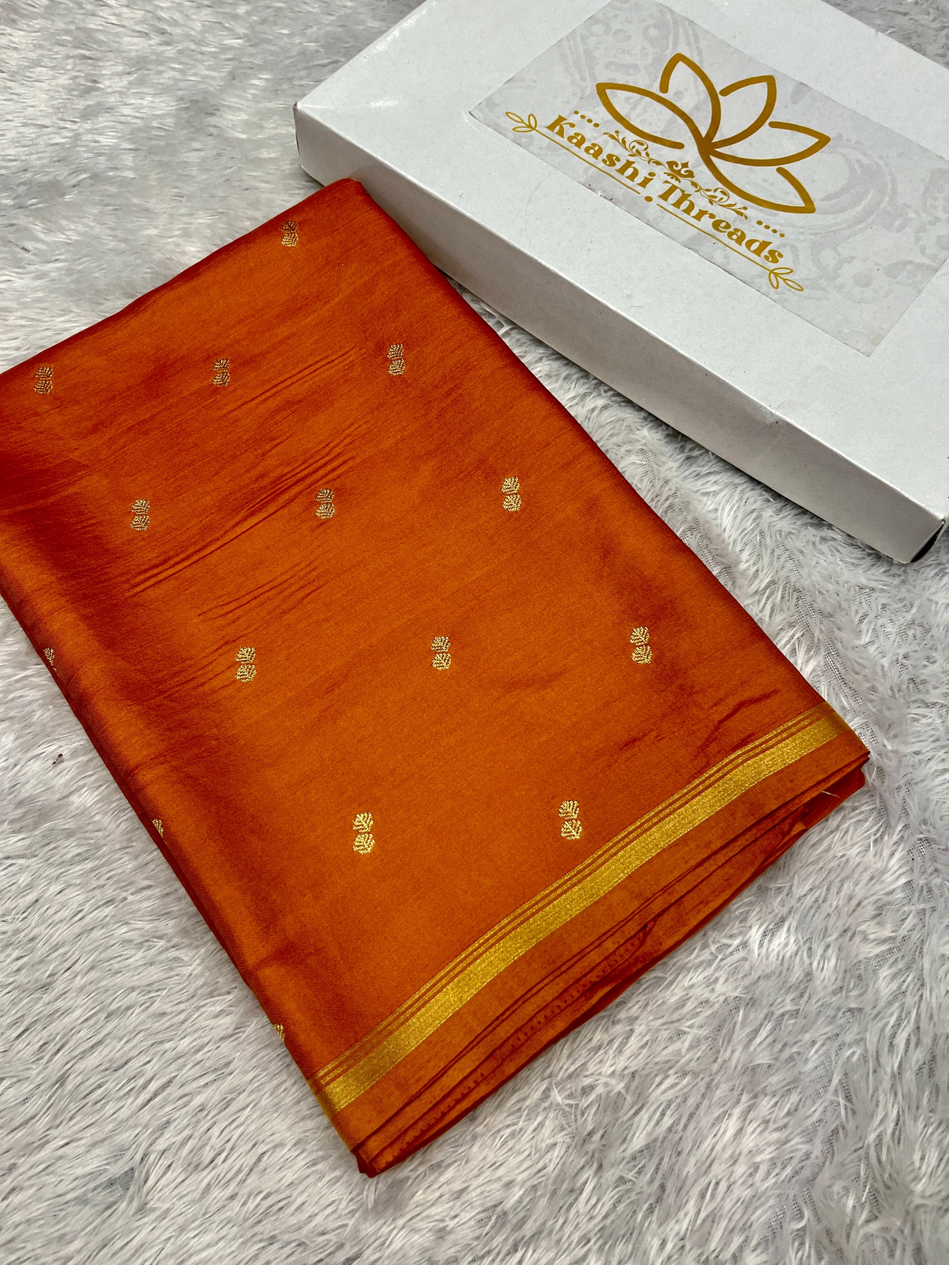 Fancy Tussar Silk Woven Buti Design Saree TS051