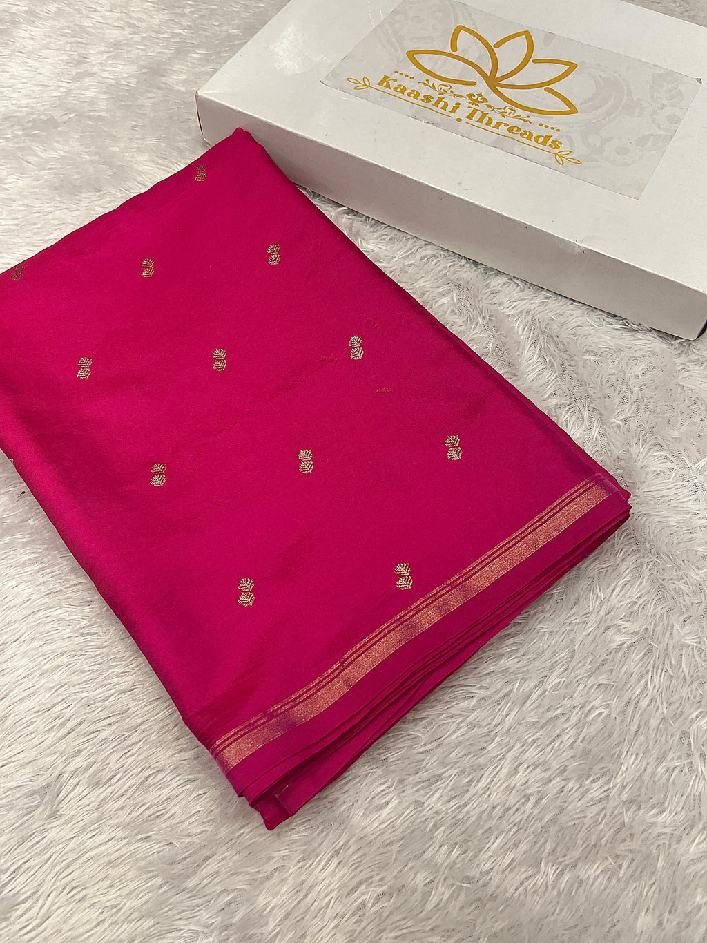Fancy Tussar Silk Woven Buti Design Saree TS051