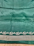 ✨ Banarasi Jacquard Gap Buti HO Silk 3-Piece Unstitched Dress Material MSS20
