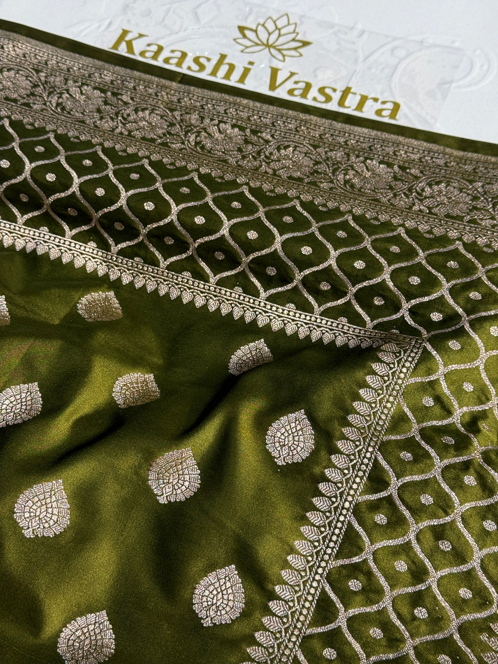 Mashru kataan Silk Zari Viewed Saree Ms18