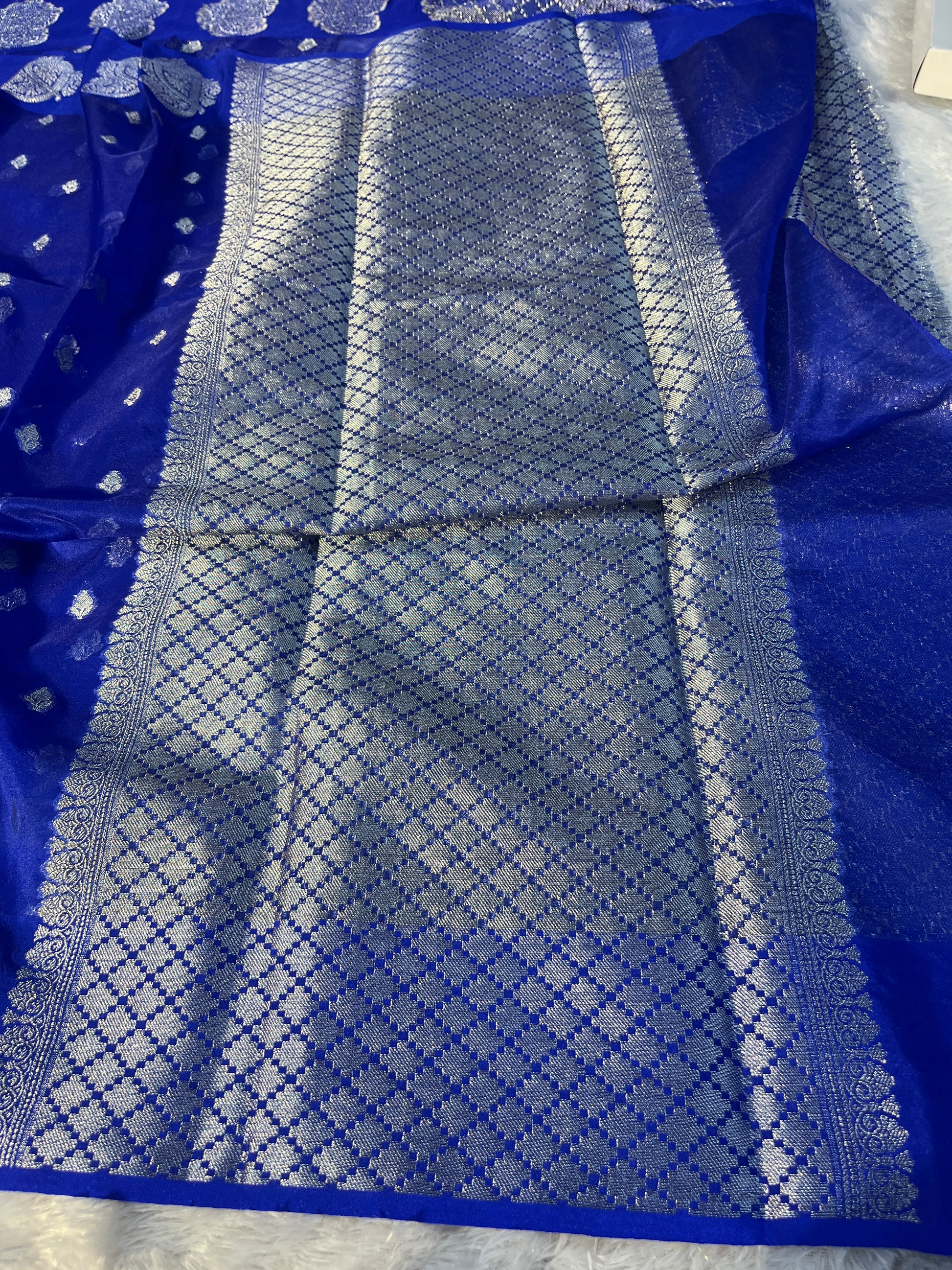 Kora Organza Raw Mango Saree KR11