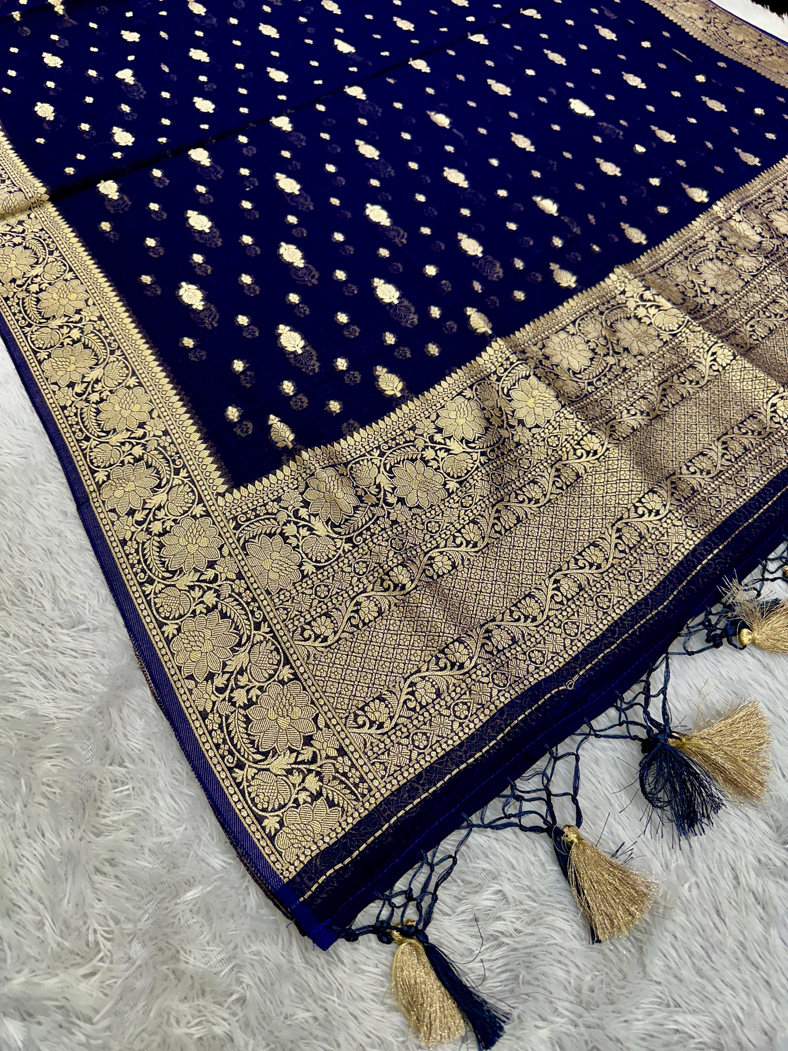✨ Banarasi Viscose Georgette Suit Set ✨VSS12