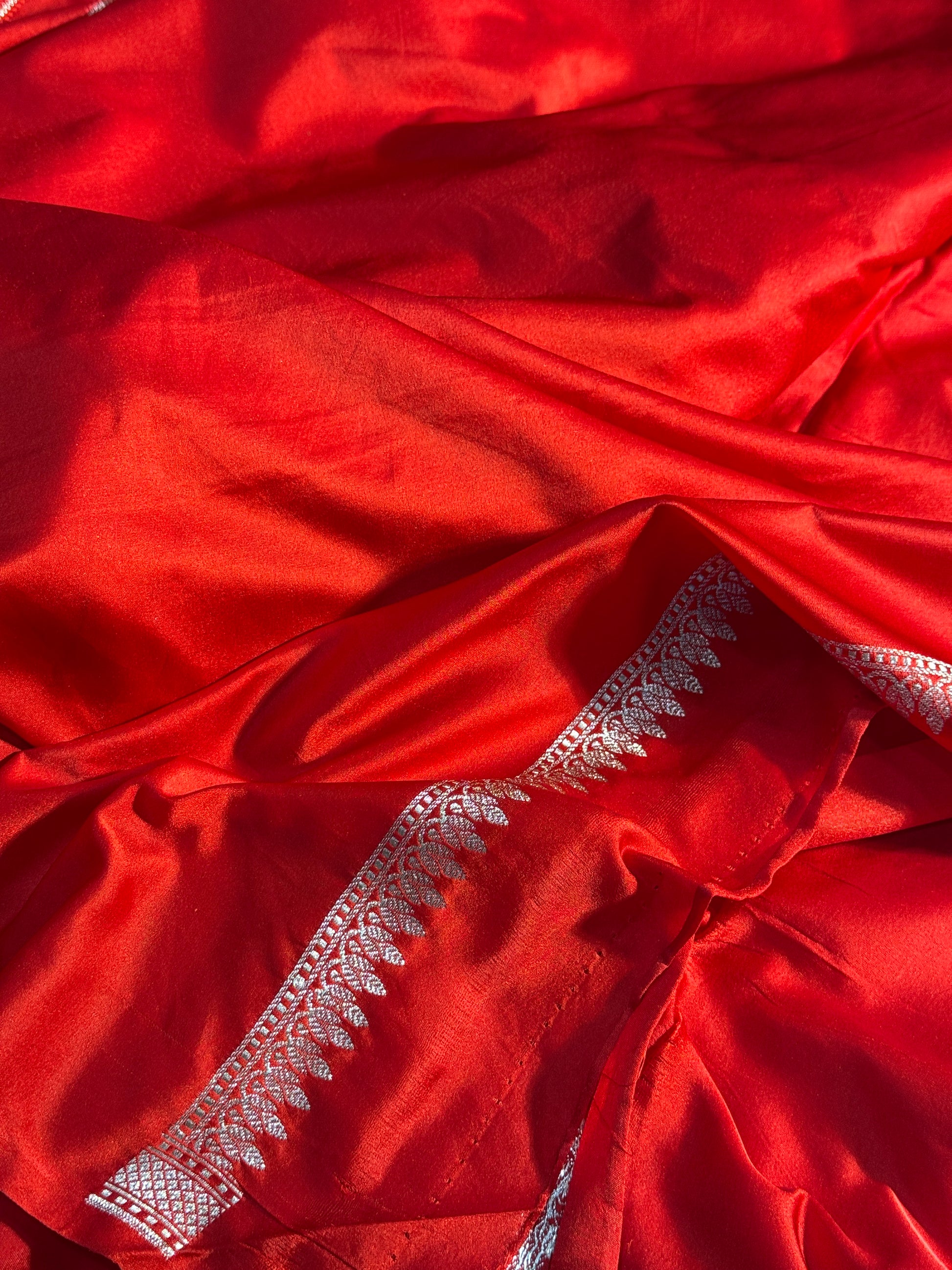 Flower Mashru Saatan Kataan Silk Saree Ms23