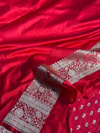 Mashru Kataan Saree with Buti Design Ms15