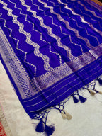 ✨ Banarasi Jacquard Gap Buti HO Silk 3-Piece Unstitched Dress Material MSS18