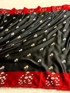 MKS865 – Premium Banarasi Mashru Kataan Silk Saree with Meenakari Zari Buta Design & Rich Zari Pallu