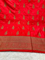 Banarasi Soft Silk 3 Piece Ladies Suit with Antique Zari Woven Work – MSS27