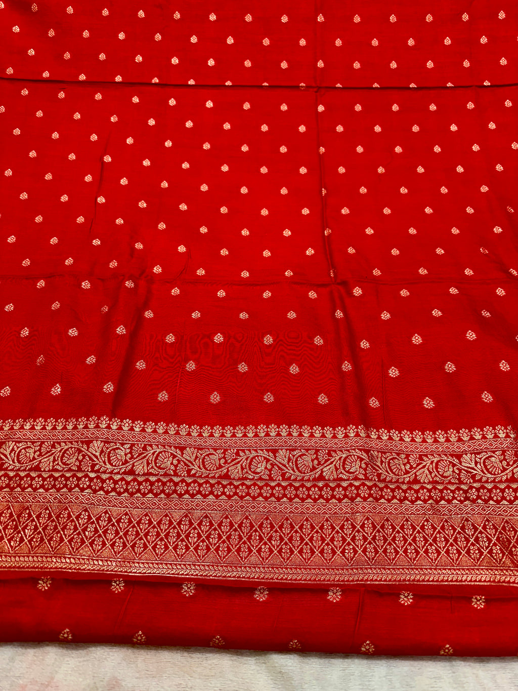 ✨ Banarasi Jacquard Gap Buti HO Silk 3-Piece Unstitched Dress Material MSS18