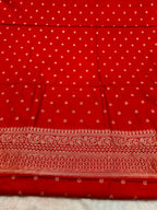 ✨ Banarasi Jacquard Gap Buti HO Silk 3-Piece Unstitched Dress Material MSS18