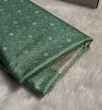 Banarasi Mashru Kataan Silk Saree Featuring Tanchoi Zari Meena Work with Rich Pallu – MKS411