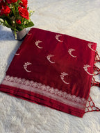 Mashru kataan Saree Ms101