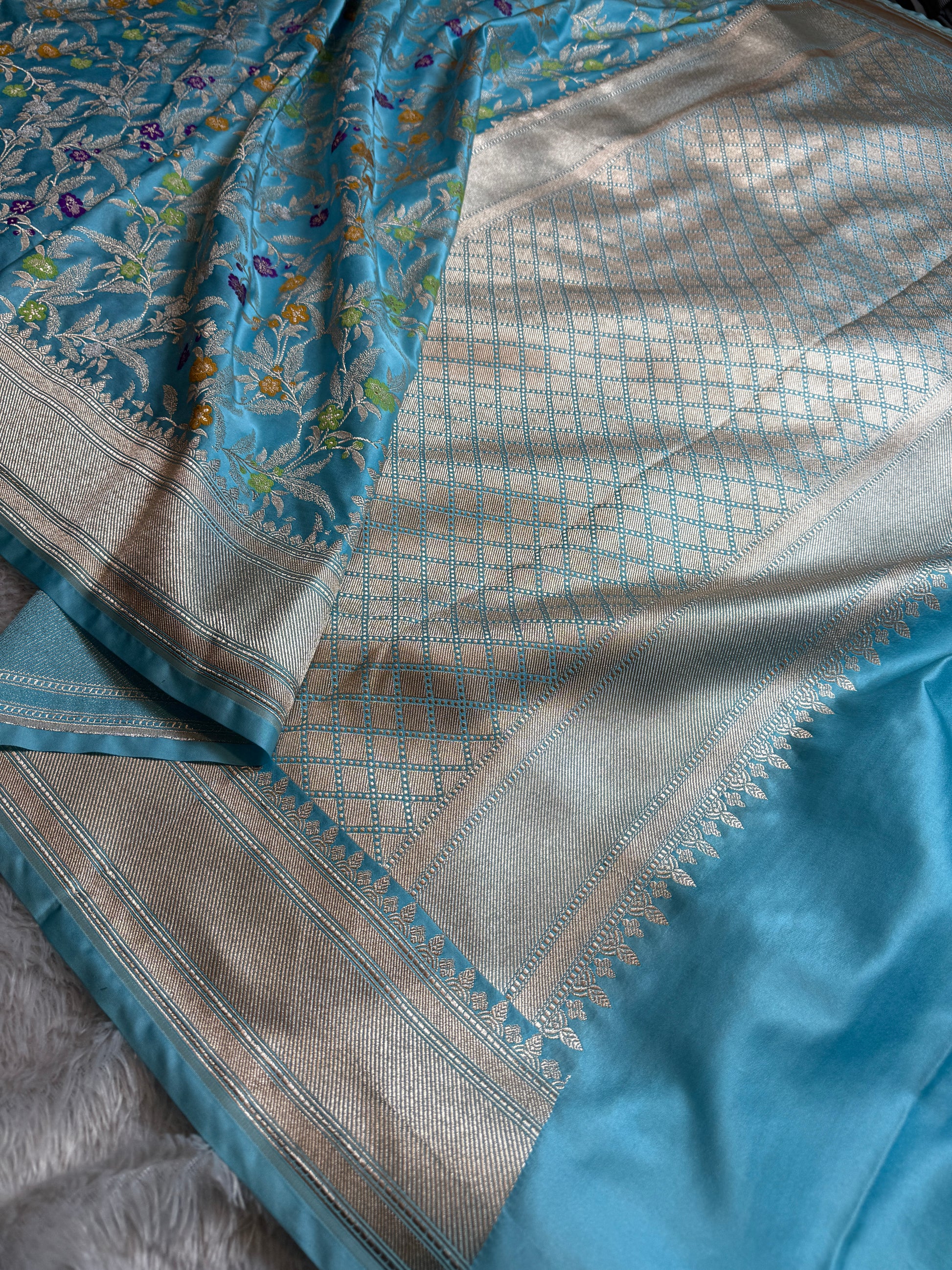 Meenakari Mashru kataan Silk Saree MKS082