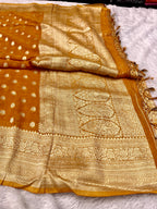 Banarsi Pure Natural Georgette Little flower Buti  Design VSG07