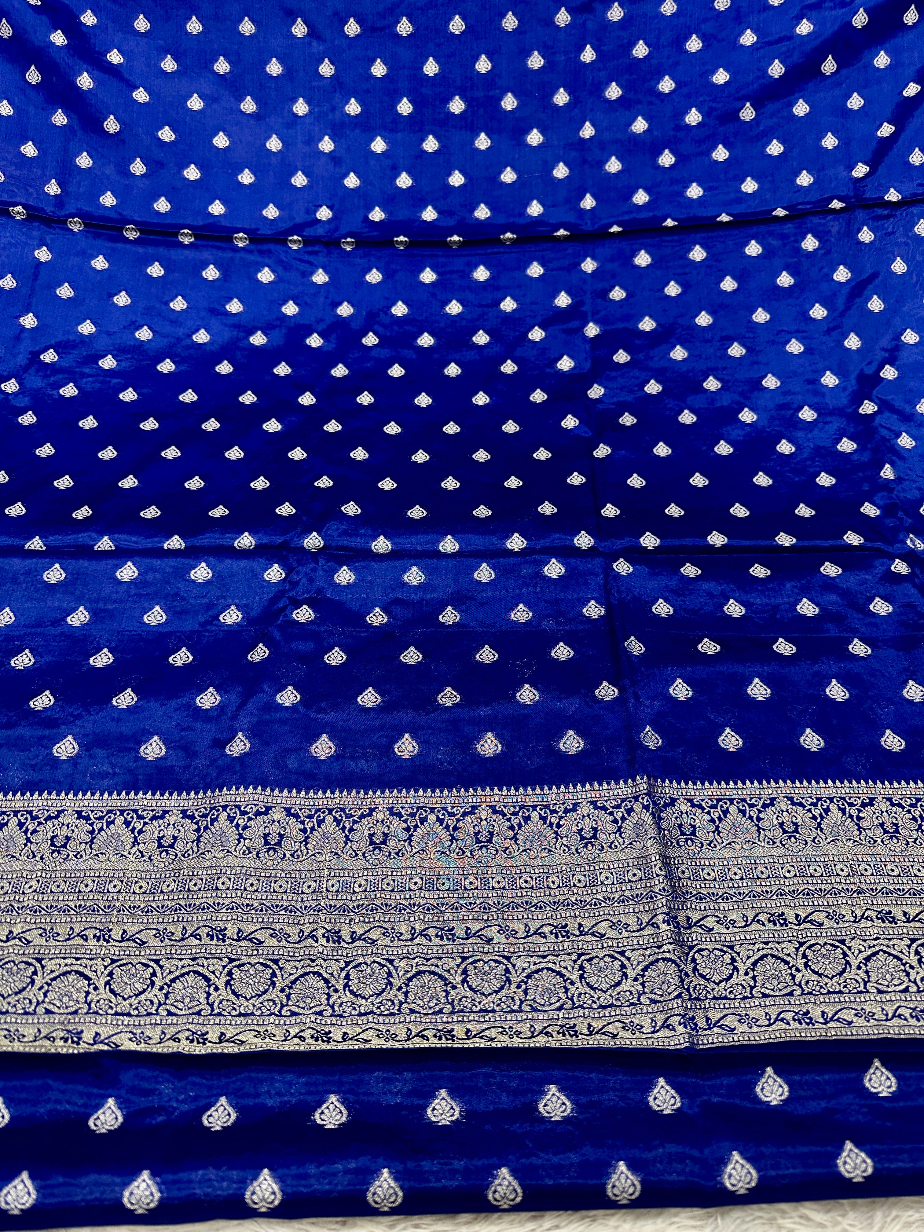 ✨ Banarasi Jacquard HO Silk 3-Piece Unstitched Dress Material MSS13