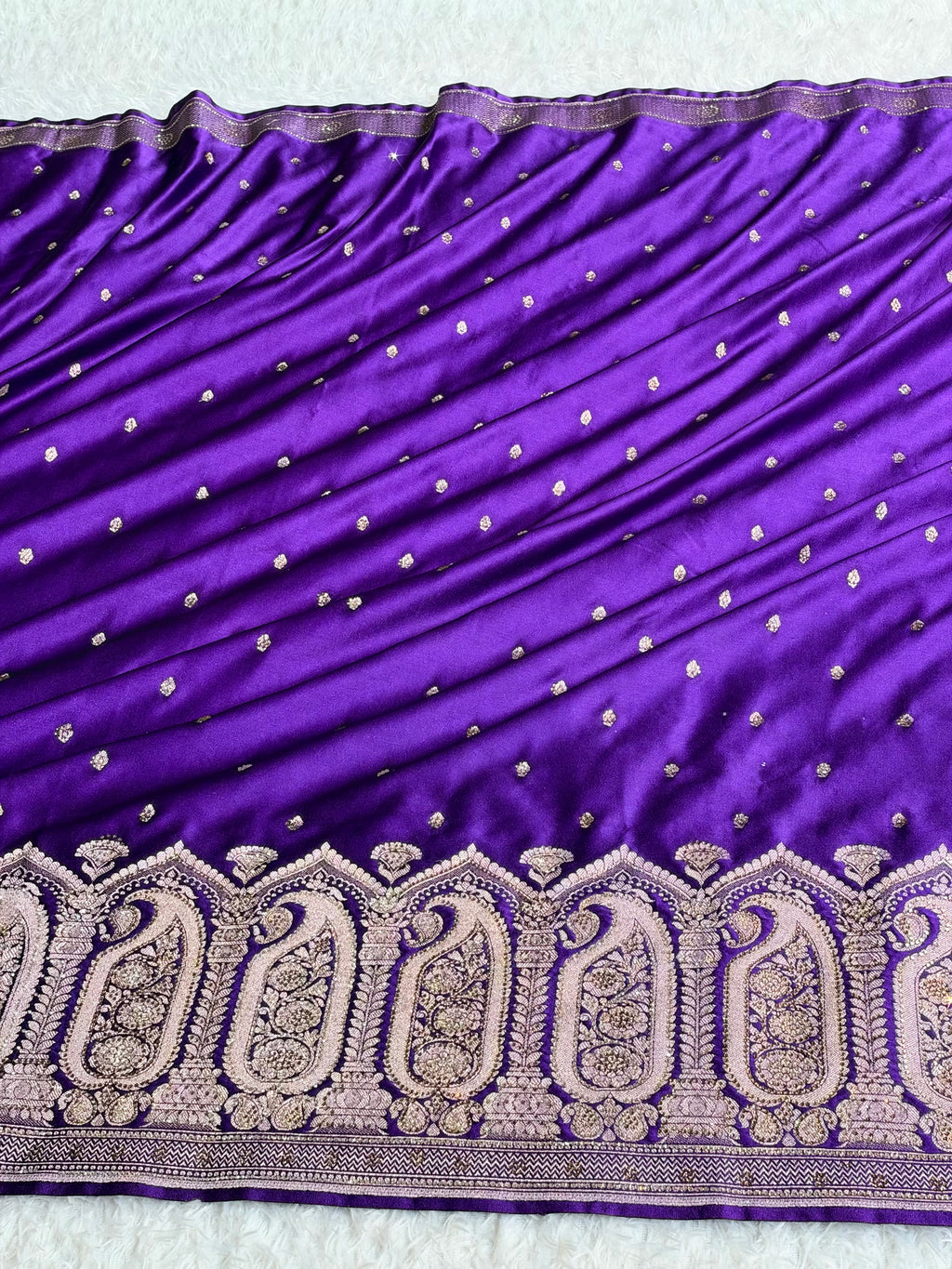 Mashru Kataan Silk Saree with Multicolour Tanchoi Weaving & Rich Zari Pallu | MKS869