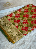 ✨ Multicolour Mashru Silk Saree with Rangkaat Alphi Woven Design MKS336
